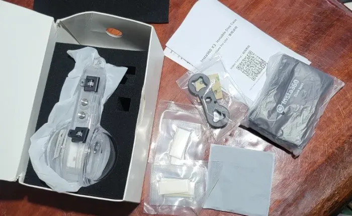 Caixa Estanque Invisível Insta360x3 Mergulho 50 metros Original Nova