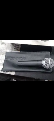 Vendo Mic Shure SM58 estado de novo original zerado 