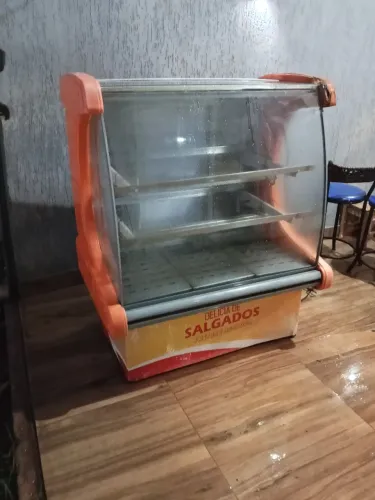 Balcão para salgados quente