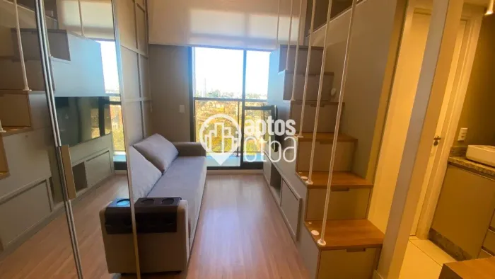 Apartamento Duplex para locação, mobiliado, 1 quarto , 01 vaga - Ecoville, Curitiba, PR