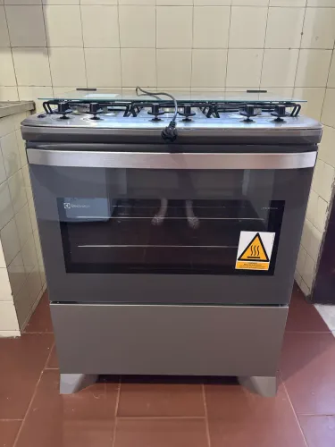 Fogão 5 Bocas Electrolux Inox Cinza