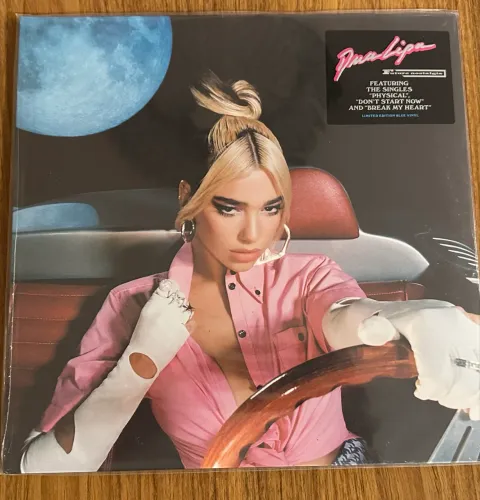 Dua Lipa Future Nostalgia Azul Lp Vinil Lacrado