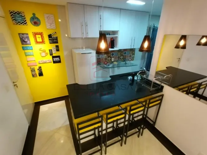 Apartamento venda - Mobiliado - Vila Alpina - 2 dormitórios -varanda - 1 vaga - lazer