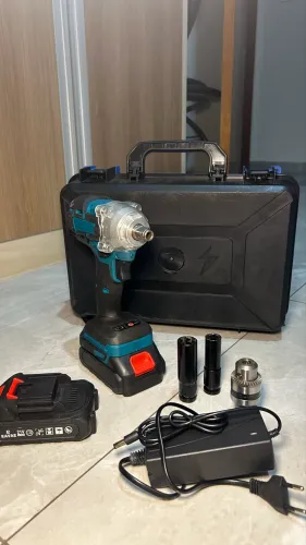 Chave de Impacto a Bateria 48V com Maleta e Soquetes