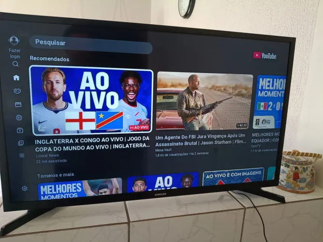 Tv smart Samsung 32 com controle