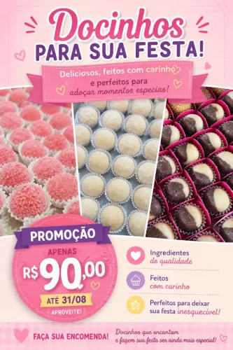 Docinhos na promoção!!