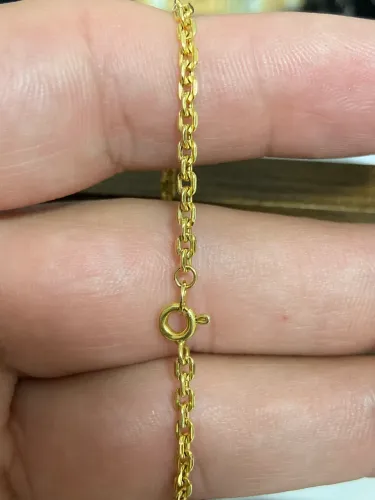 Pulseira cadeado em ouro 18k 