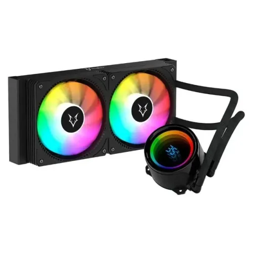 WATER COOLER HUSKY GLACIER ARGB 240MM AMD/INTEL PRETO HWT600PT NOVO LACRADO!