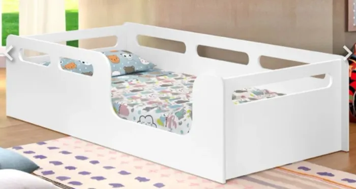 Cama de solteiro infantil Montessori