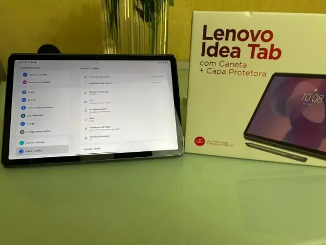 Tablet Lenovo Idea Tab 8gb 256gb Com Caneta E Capa Teclado