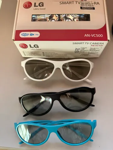 Kit óculos 3D para tv LG - 3 unidades