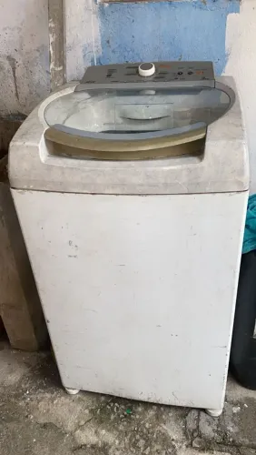 Máquina de lavar roupa 220v aceito cartão de crédito e débito 