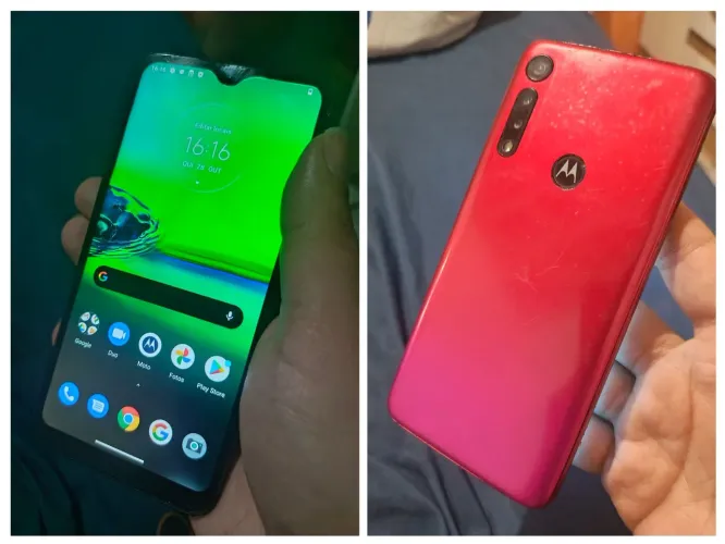 Moto g8 Aceito cartão 