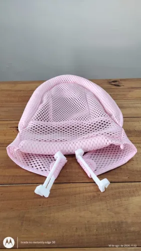 Rede de Proteção para Banheira de Bebê - Rosa (Excelente Estado)