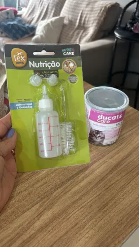 Leite para Gato Filhote + Mamadeira brinde