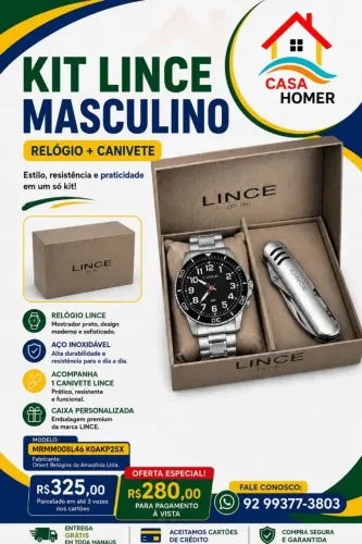 Relógio Lince Masculino