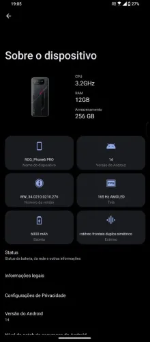 Vendo rog phone 6 pro outro troco por iphone