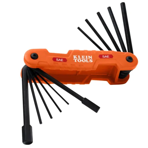 Kit de chaves hexagonais Klein Tools 70550, 11<br><br>tamanhos SAE