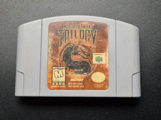 Jogo Mortal Kombat Trilogy Nintendo 64 original 