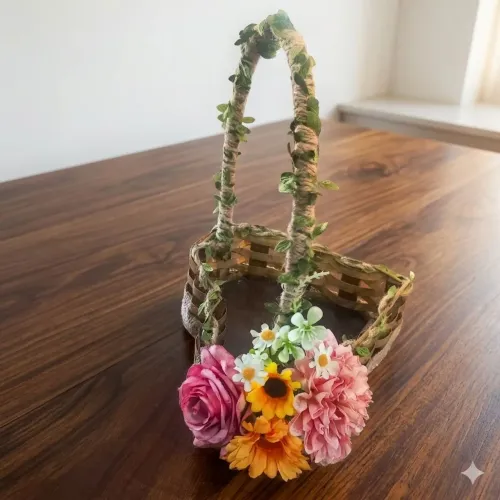 Cestas para florista de casamento 