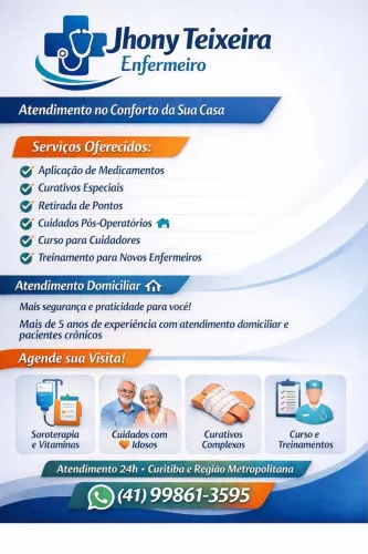 Serviços de enfermagem residencial 