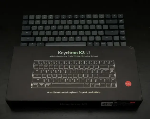 Teclado Sem Fio Keychron K3 V2 Switch Ótico