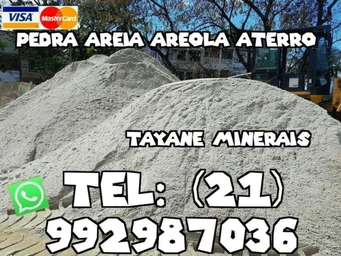 Areia, Areia branca, areia Lavada, areia fina 