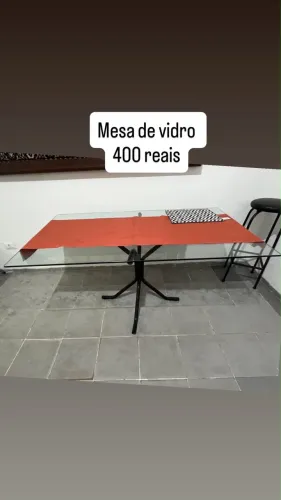 Mesa de Jantar em Vidro
