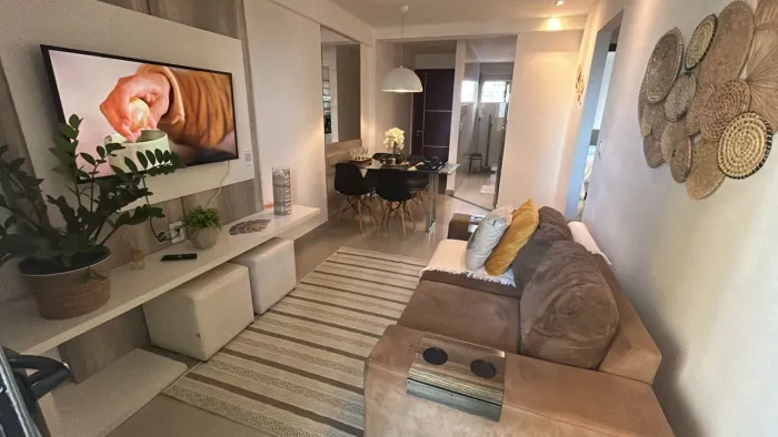 Alugo lindo apartamento mobiliado em Ponta Negra