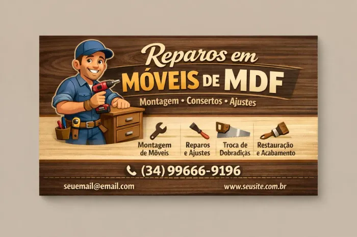 Reforma e Reparos em Móveis de MDF Uberlândia