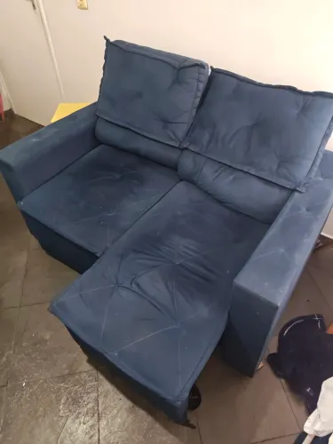Sofá retrátil e reclinável 2 lugares