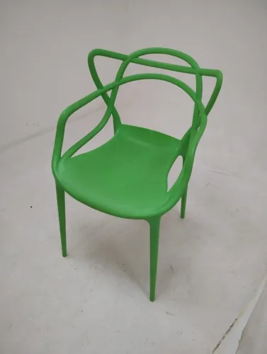 Cadeira Design Allegra Interior E Exterior Plástico Polipropileno VERDE