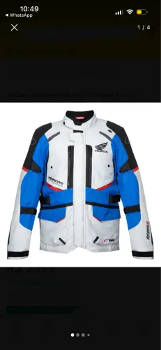 Jaqueta Alpinestars Andes V3 Drystar Honda 2XL
