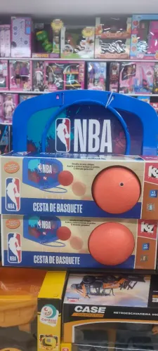 Cesta de basquete NBA para porta