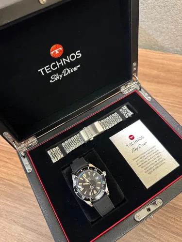 Technos Sky Diver Automático 500m Edição Limitada - Sellita SW200-1