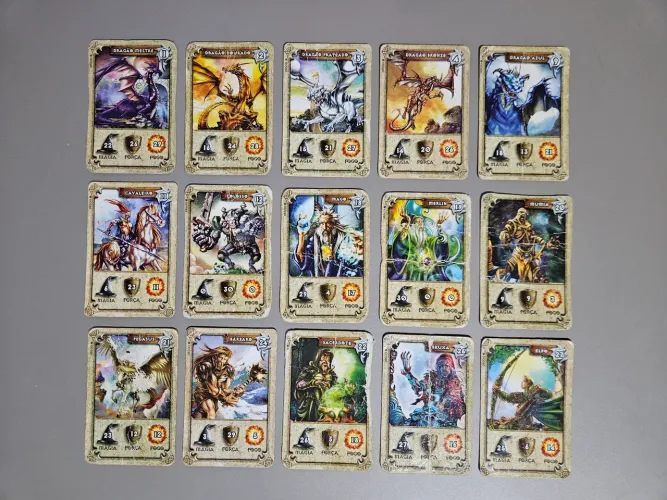 Coleção Dracomania Incompleta 15 cards