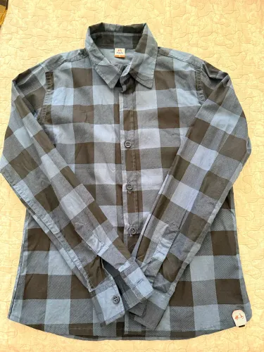 Camisa xadrez 8 anos