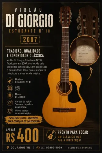 Violão Di Giorgio