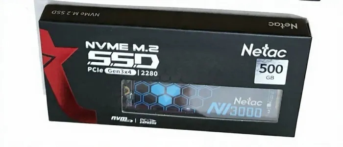 SSD Netac NV3000 500GB PCIe 3.0 x4 M.2 NVMe 2280