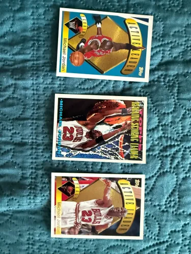 Combo 3 Cards Michael Jordan Fleer 1993/94 e 1995/96