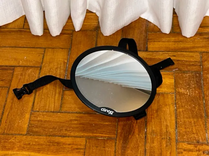Espelho retrovisor redondo Clinger para carro