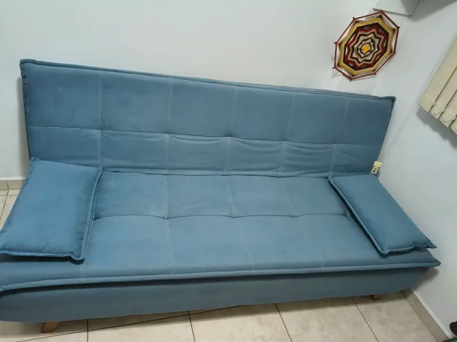 Sofá cama azul