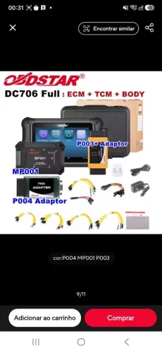 Vendo obdstar dc706 remap