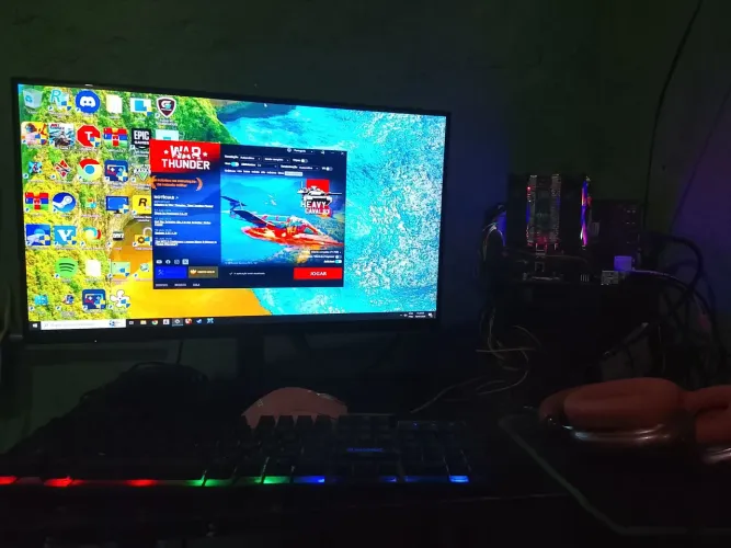 Computador gamer completo vai com tudo