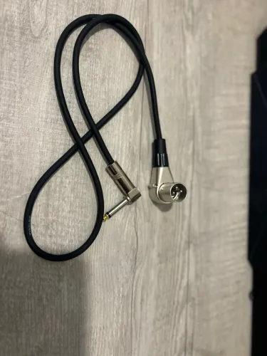 Cabo p10 90 graus cânon XLR 90 cm