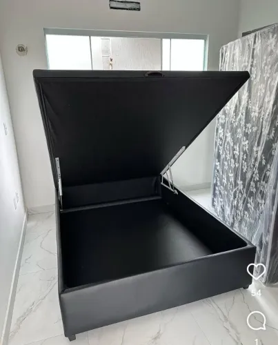 CAMA BOX BAÚ CASAL REFORÇADA