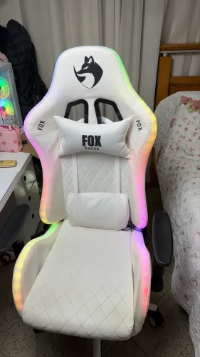 Cadeira Gamer Fox Racer até 130kgs com RGB e Iluminação LED