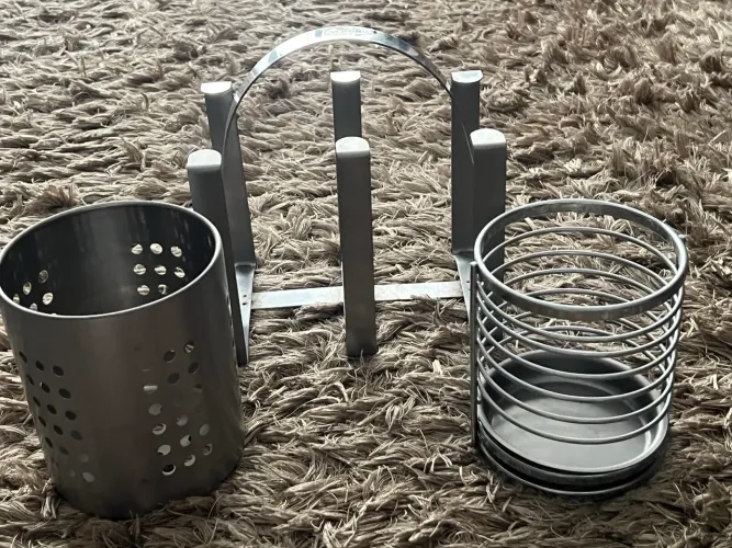Porta talheres e porta copos de inox valor unitário