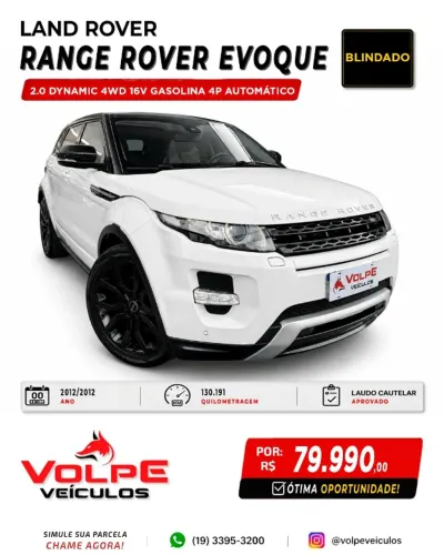 Land Rover Range Rover Evoque Dynamic 2.0 AUT 5P 2012