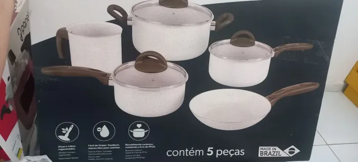 Jogo de panela ceramica